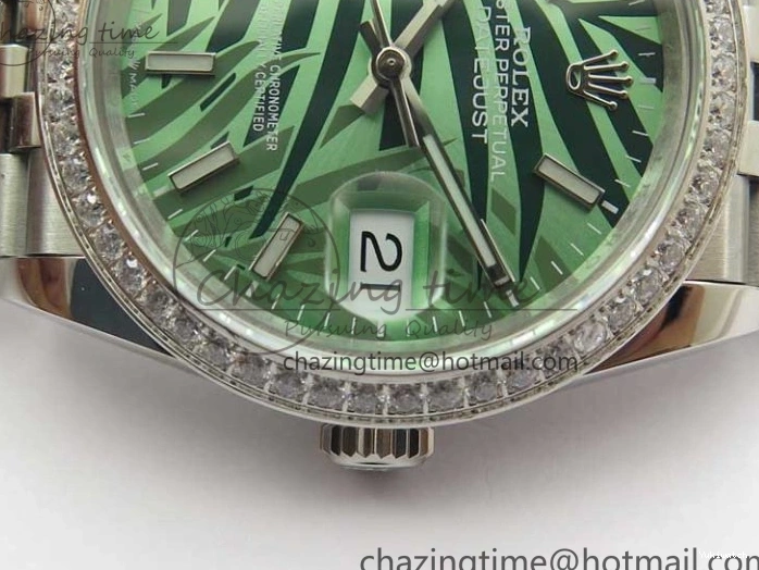 Bracelet 1:1 BP Best on Edition DateJust Dial SS 36 Green Maker New Jubilee 126284 0414